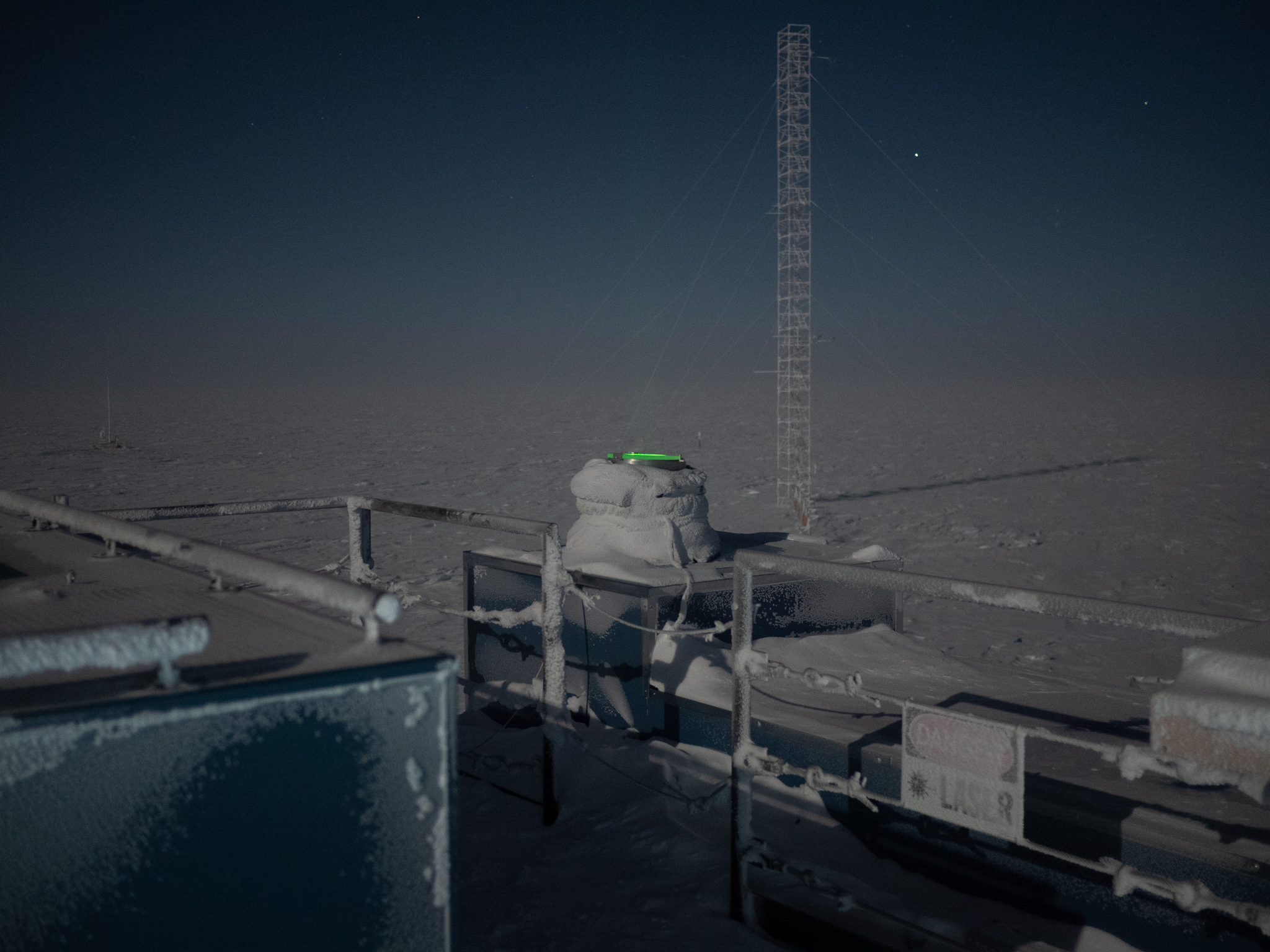 Frosty view of LIDAR.