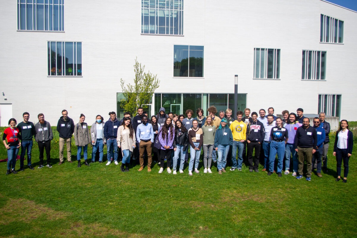 A group of Masterclass students outside